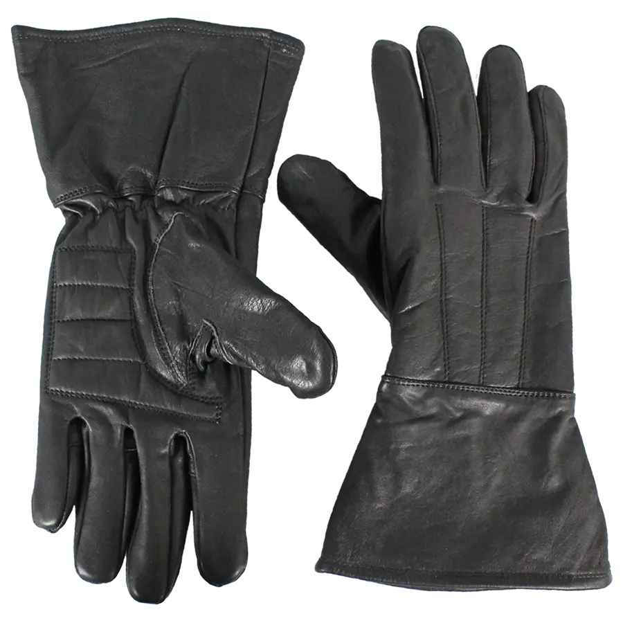 Gants de moto en cuir "Gauntlet" pour homme Open Road