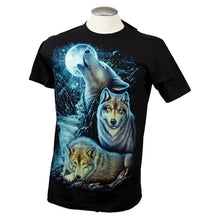 T-shirt homme loup hurlant phosphorescent BOL/Open Road