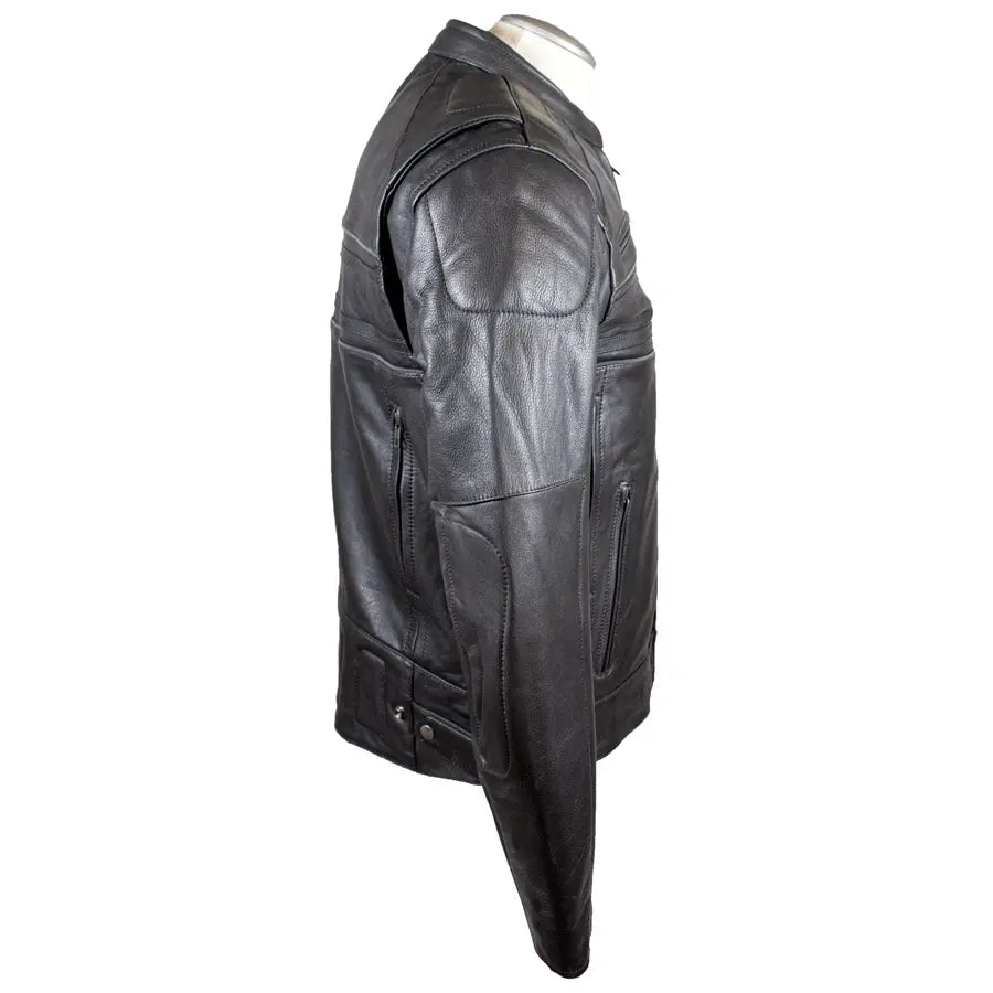 Blouson de moto en cuir pour homme Open Road