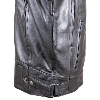 Blouson de moto en cuir pour homme Open Road