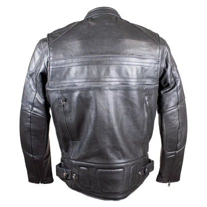 Blouson de moto en cuir pour homme Open Road