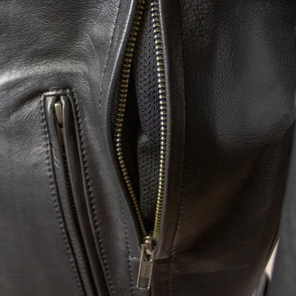 Blouson de moto en cuir pour homme Open Road