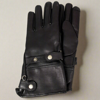 Gants d'équitation longs en cuir pour hommes Open Road