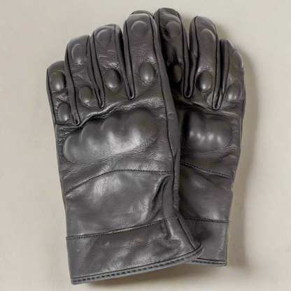 Gants de moto Open Road en cuir avec protections de phalanges en Kevlar pour hommes