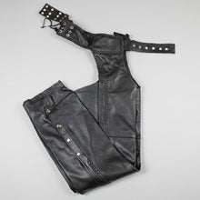 Chaps en cuir premium tressés Open Road pour femme