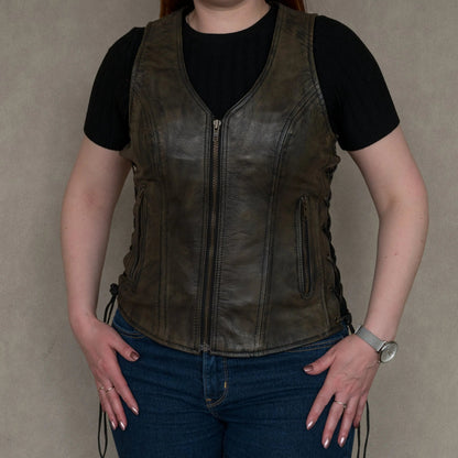 Gilet Femme Marron Vieilli Open Road
