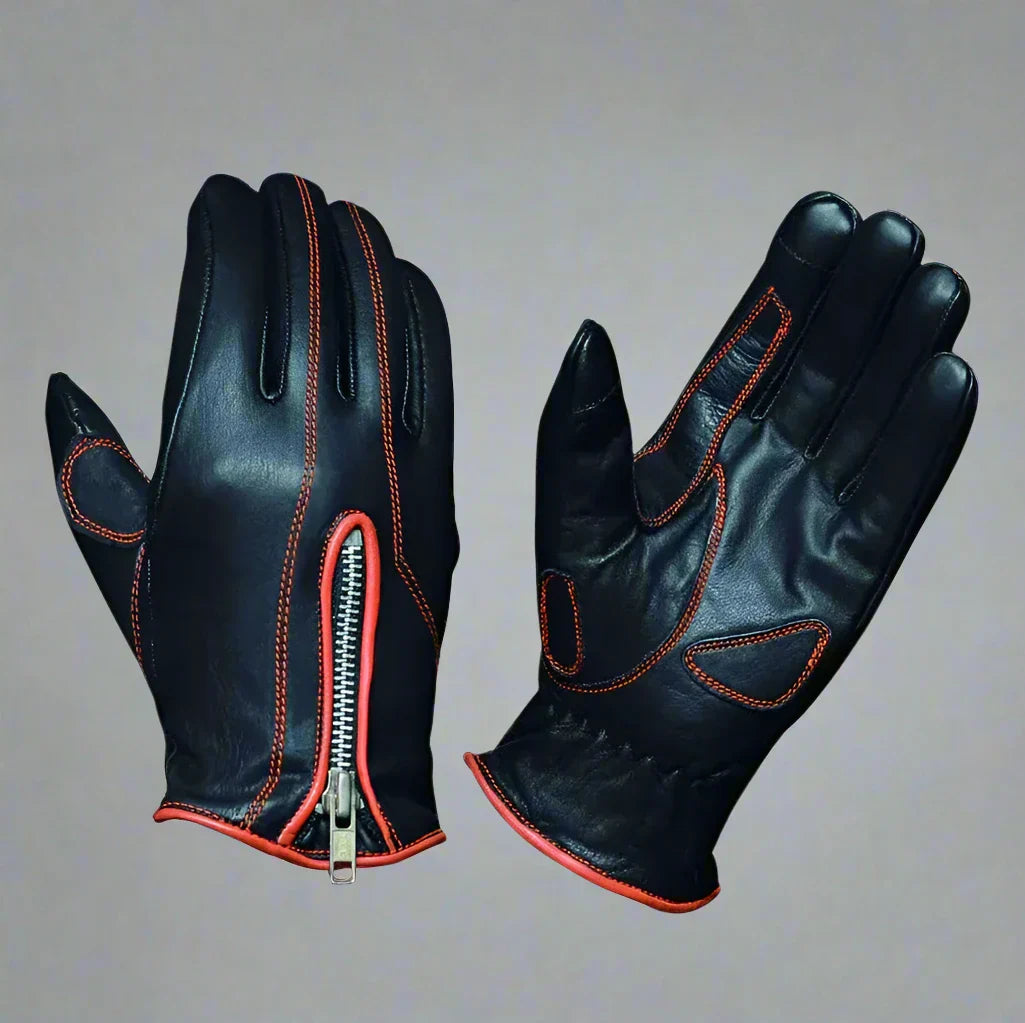 Gants de moto en cuir pour femme Open Road