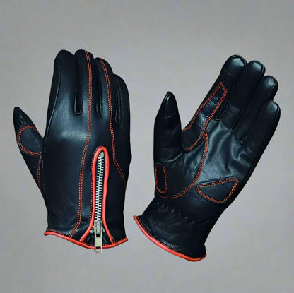 Gants de moto en cuir pour femme Open Road