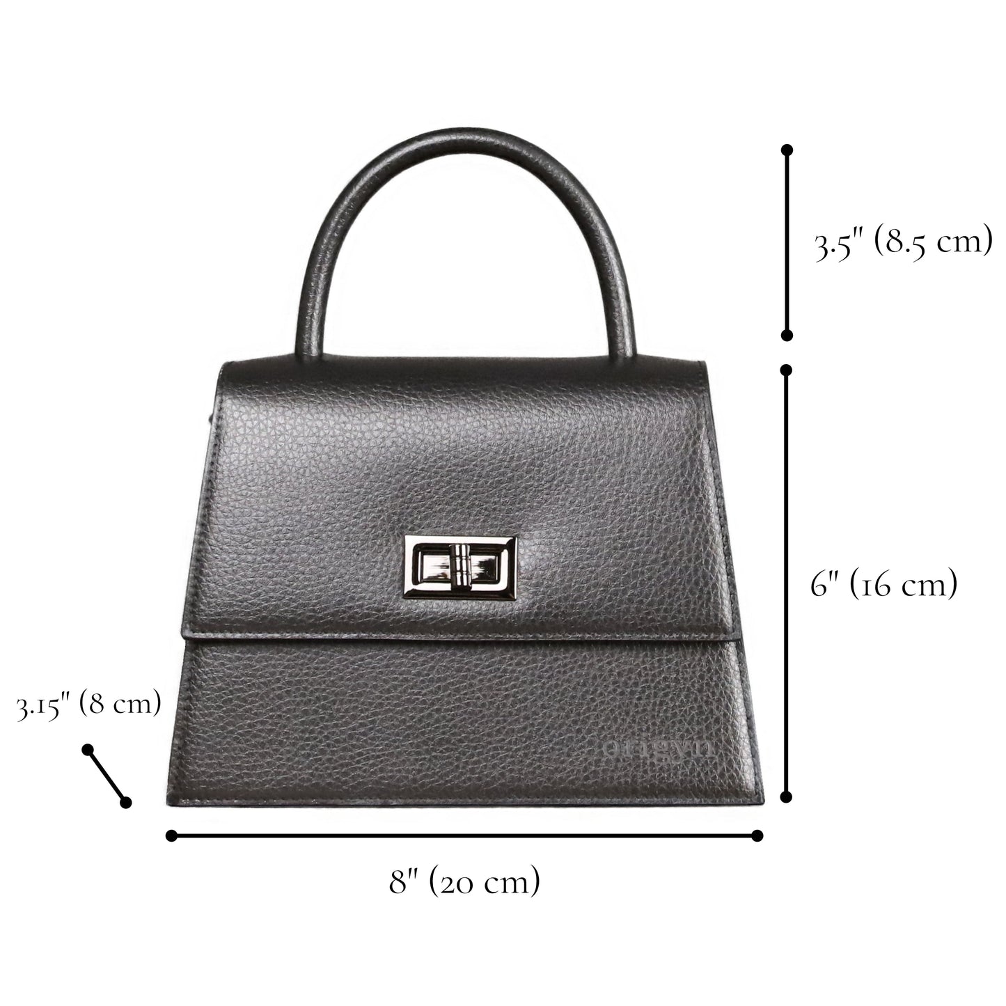 Origyn 03 Plant-Based Vegan Kelly Bag – Plastic-Free MIRUM®