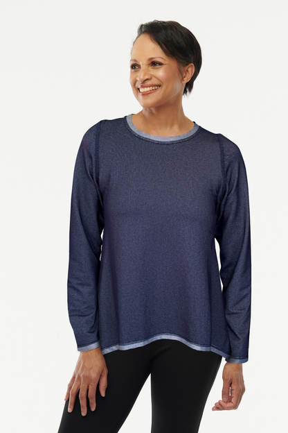 Orly Reversible Long Sleeve Top