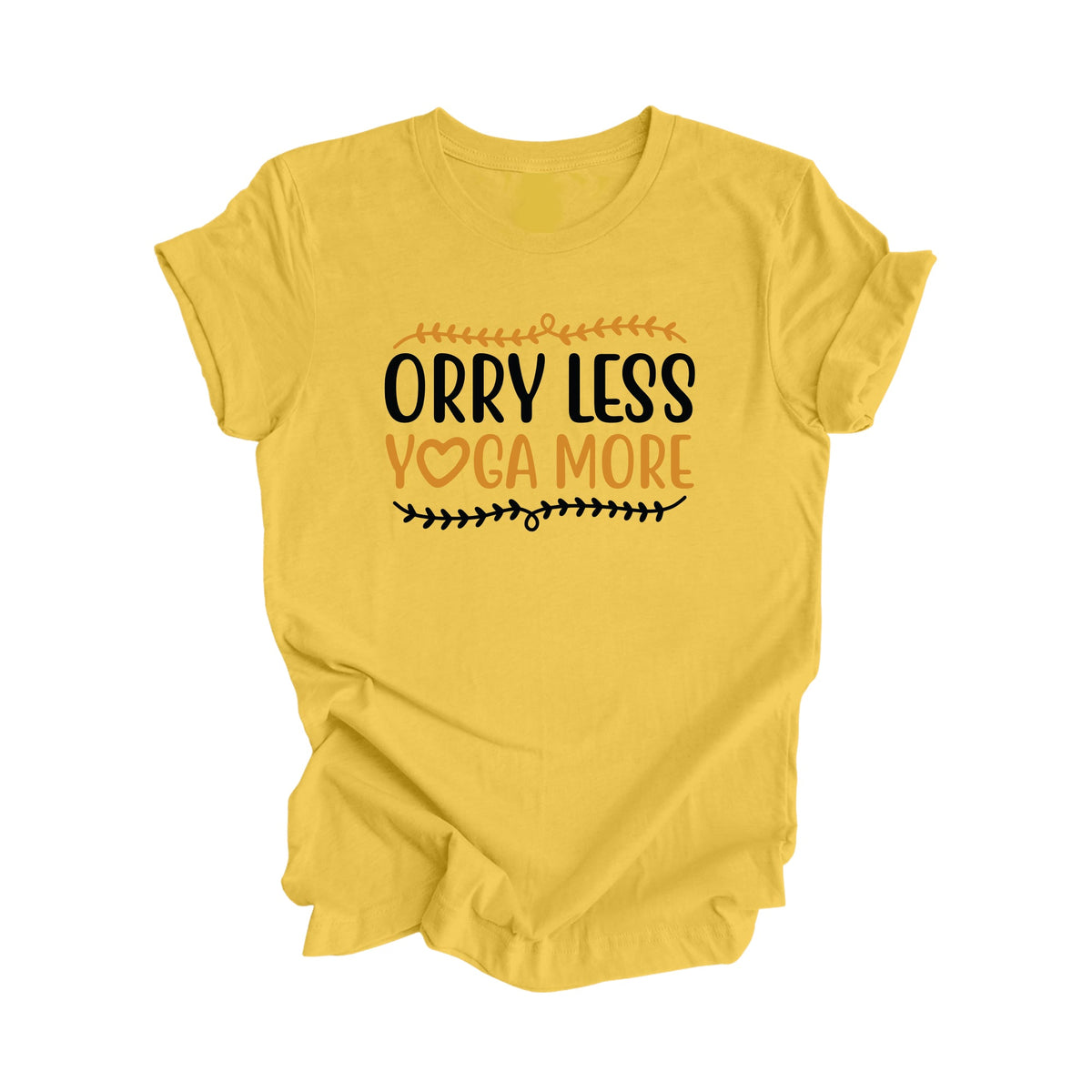 Orry Less Yoga More - Yoga Gift, Meditation Shirt, Yoga T-shirt, Yoga Lover Gift, Yoga Teacher Shirt, Wellness Shirt, Self Care Shirt - Inspired X