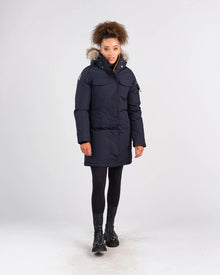 Parka en duvet Jaci -40 pour femme d'Outdoor Survival Canada, bleu Cold Lake, très grand - EN VITRINE