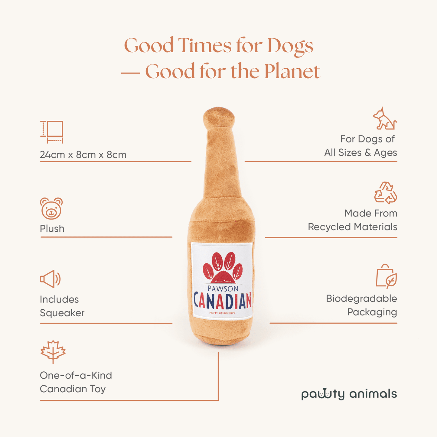 Jouet pour chien Pawson (QUANTITÉ LIMITÉE)