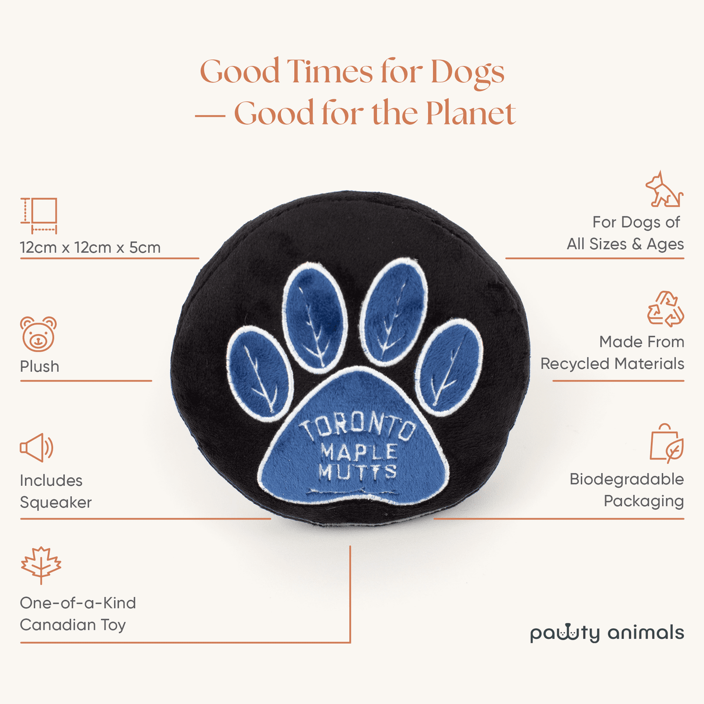 Jouet pour chien Toronto Maple Mutts