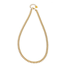 FANIA : Collier Chaîne Audacieuse à Motifs Végétaux