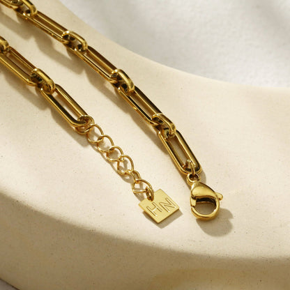 CALAIS Bracelet délicat avec maillons trombone