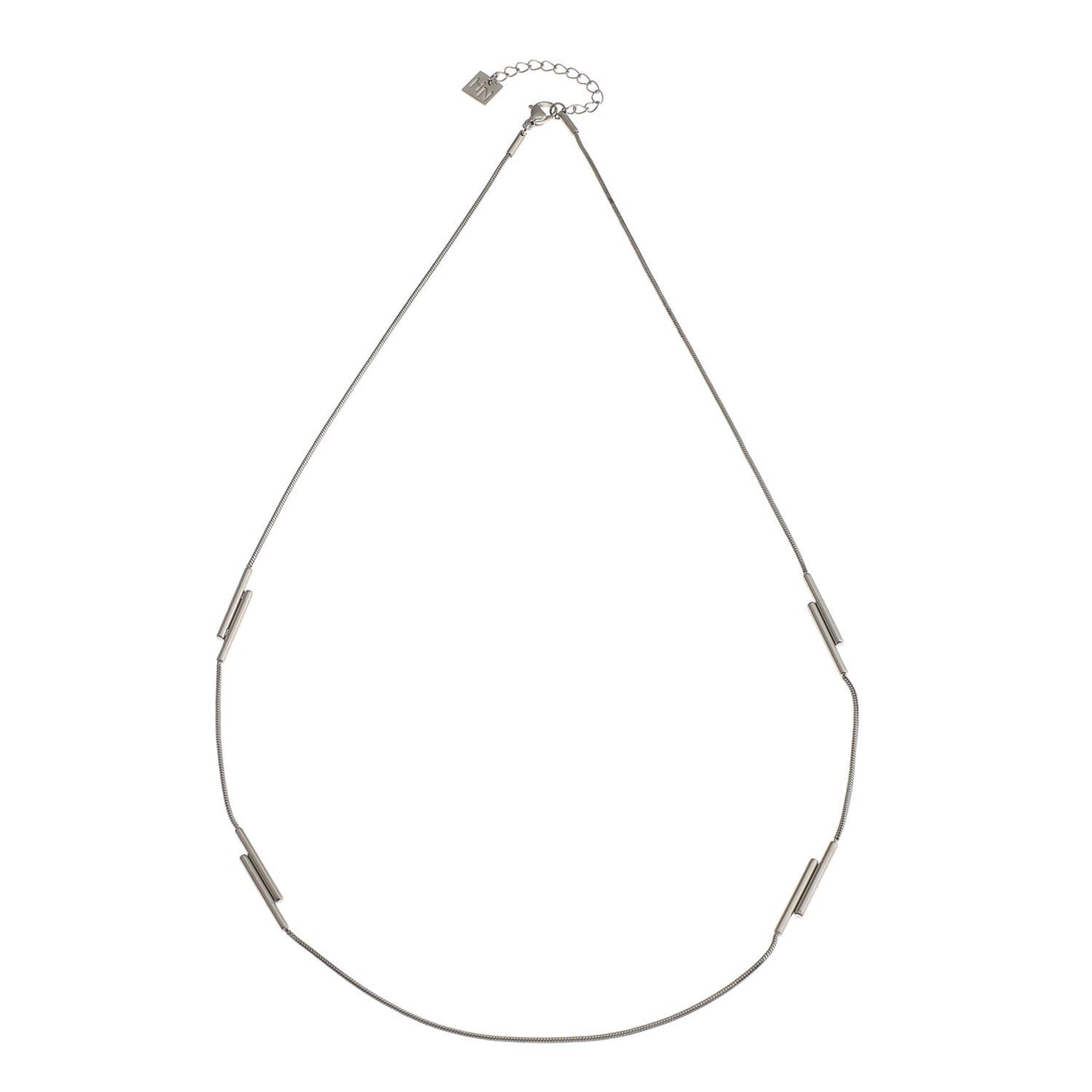 Collier PEDRINA Duo Stick en argent avec chaîne détaillée