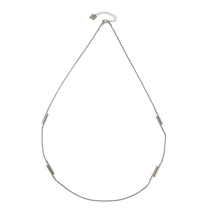 Collier PEDRINA Duo Stick en argent avec chaîne détaillée