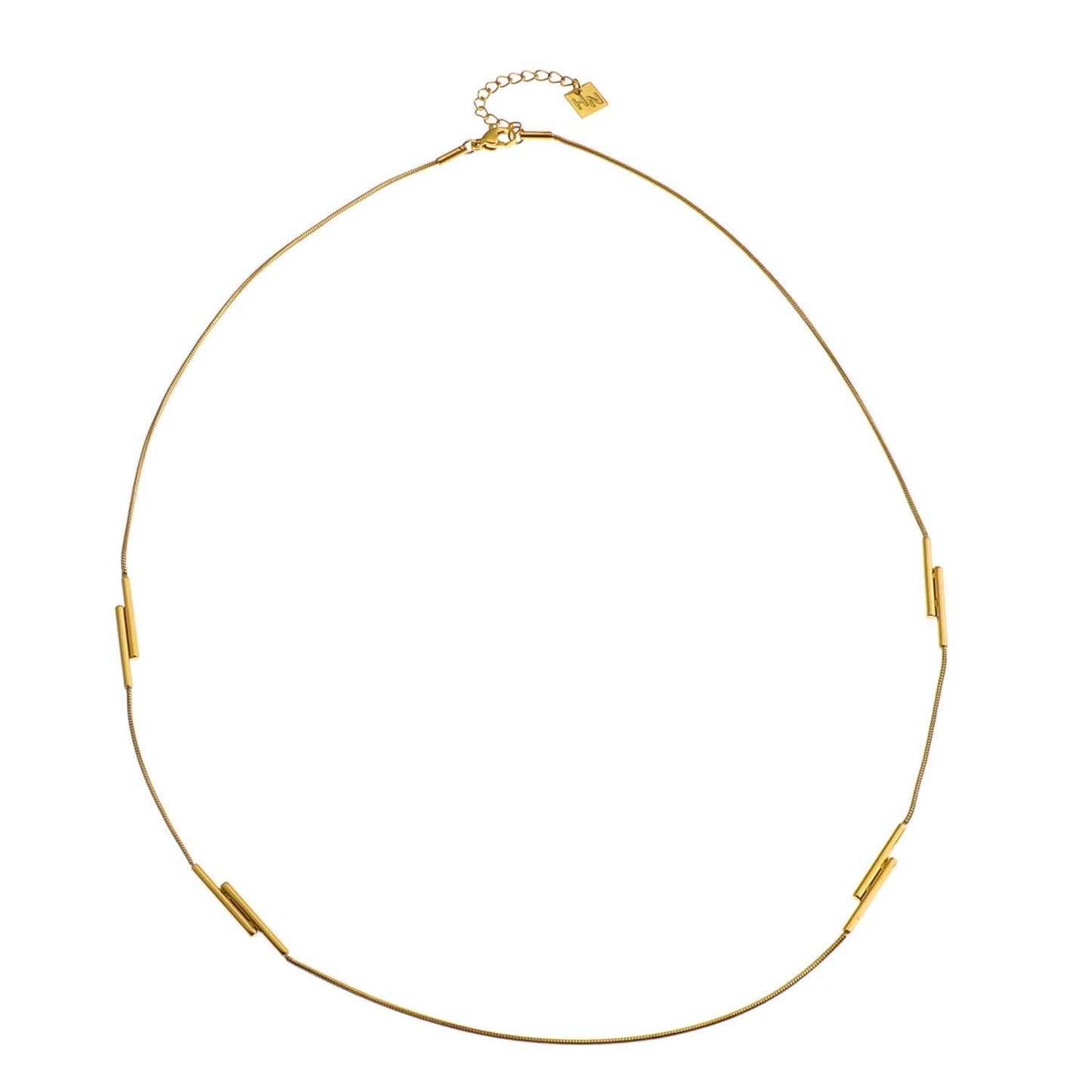 PEDRINA Duo Stick Collier Chaîne Détaillée Or