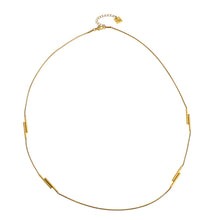 PEDRINA Duo Stick Collier Chaîne Détaillée Or