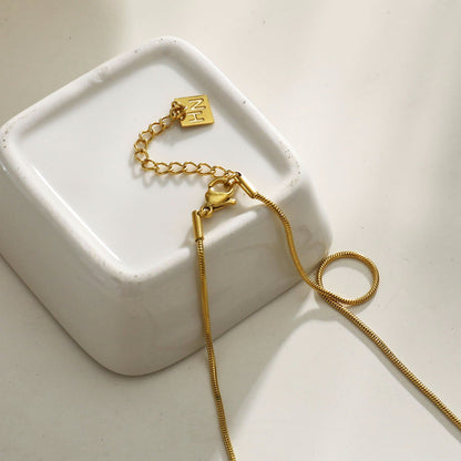 PEDRINA Duo Stick Collier Chaîne Détaillée Or