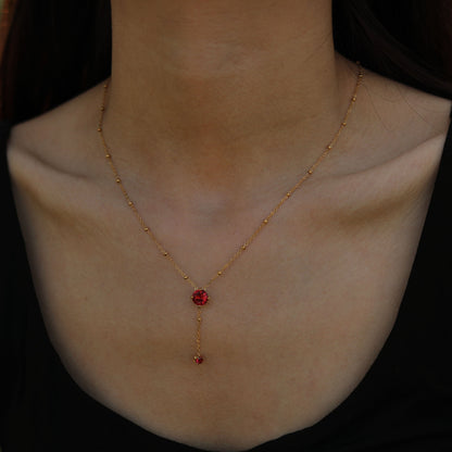 Collier en Or avec Pendentif et Breloque IZZY Crystal