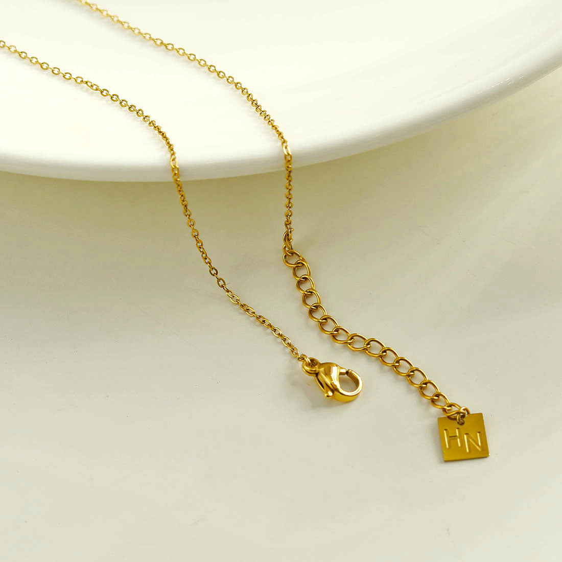 Collier Or breloques Zirconia colorées ELLIS