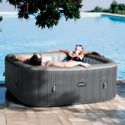 Wave | Pacific | Spa gonflable 4-6 personnes | Carré | Chauffage intégré