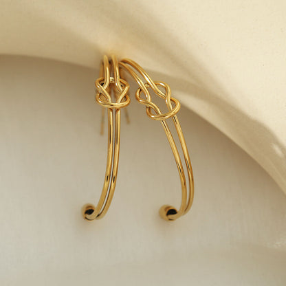 Boucles d'oreilles créoles PAISLEY