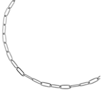 Collier en argent à maillons trombone PALERMO Essential