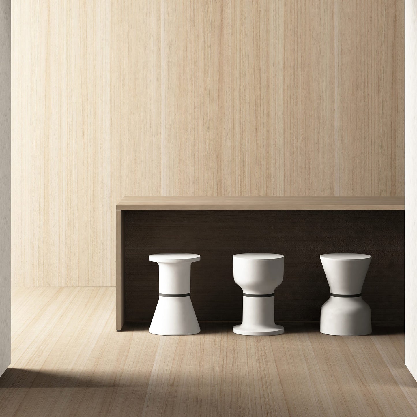 Pa.He.Ko Table d'appoint et tabouret<br> Utilisation intérieure et extérieure