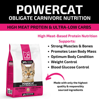 SquarePet - Feline Herring & Salmon Dry Cat Food