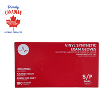 Gants d'examen en vinyle synthétique Pacific First Aid
