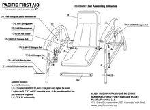 Fauteuil de traitement complet avec lavabo et porte-anneau