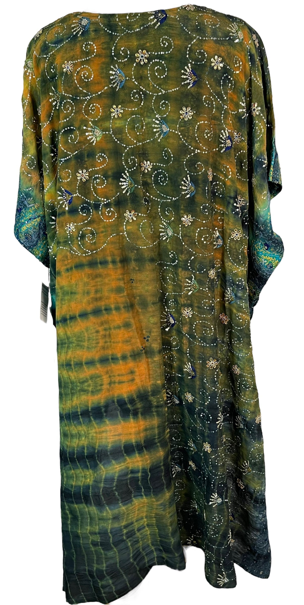 LADY LUCK PRC6394 Avatar Pure Silk Maxi Kaftan