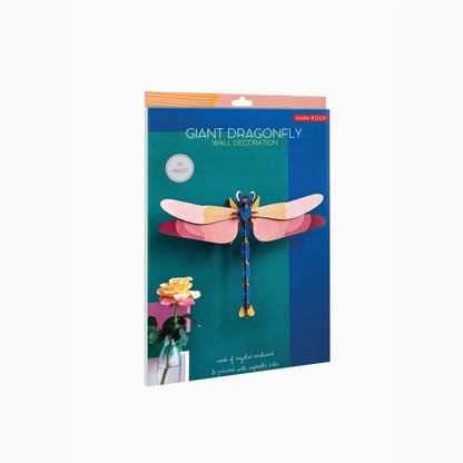 Libellule rose