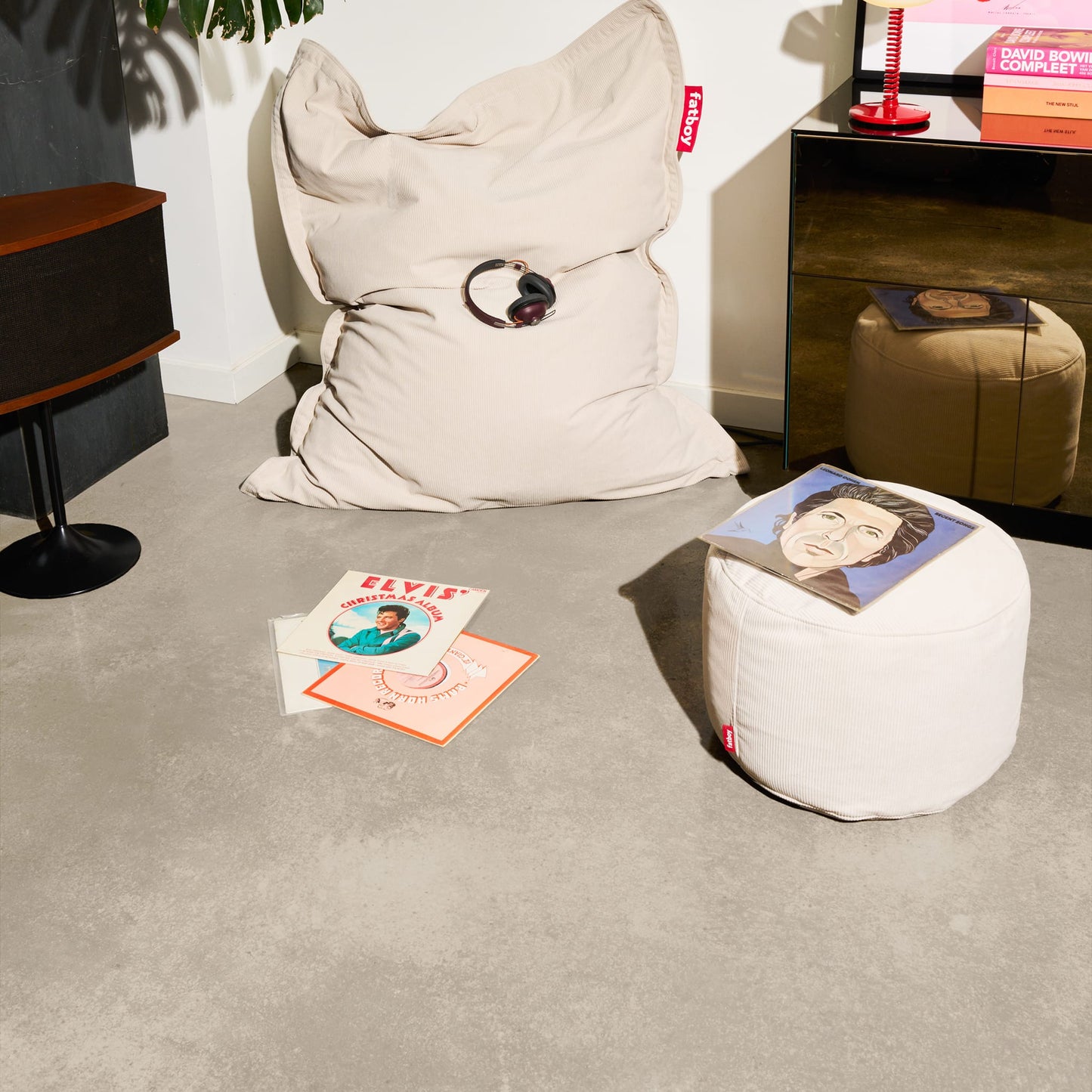 Pouffe et repose-pieds Point en corde<br> Utilisation en intérieur