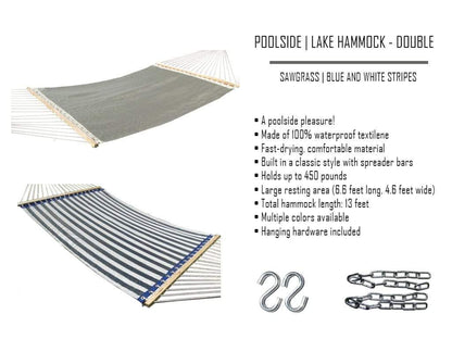 Au bord de la piscine | Hamac de lac avec support à 3 poutres