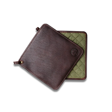 WITLOFT | Potholder Set of 2pcs Leather - Dark Brown