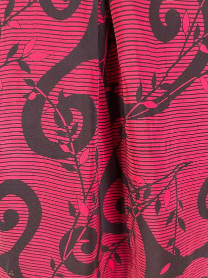 PRC6544 Tunique-robe Avatar Pure Soie à Poche Auto-tissu