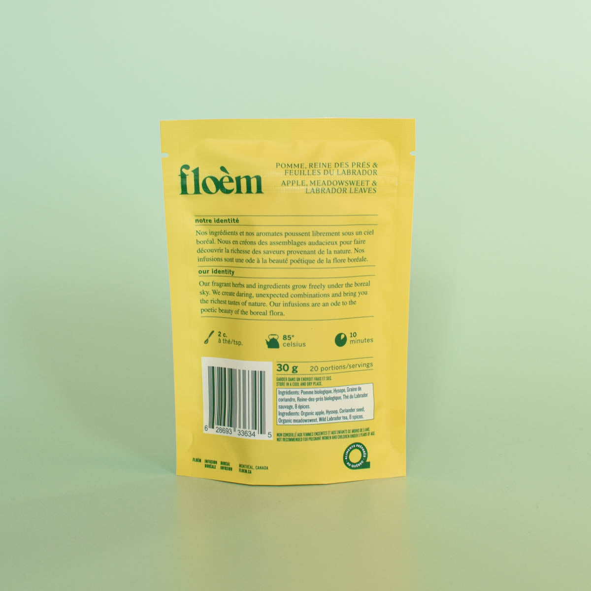 Loose leaf herbal tea - Apple & meadowsweet