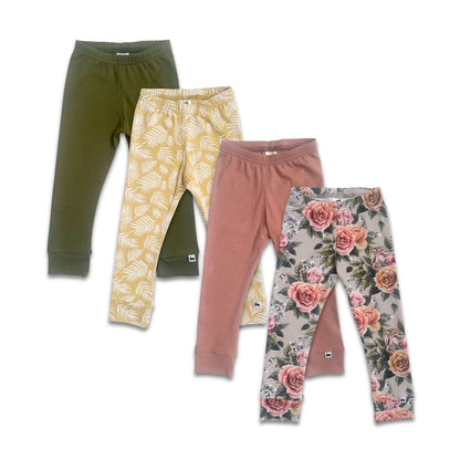 Kids’ Bamboo Leggings | Antique Floral