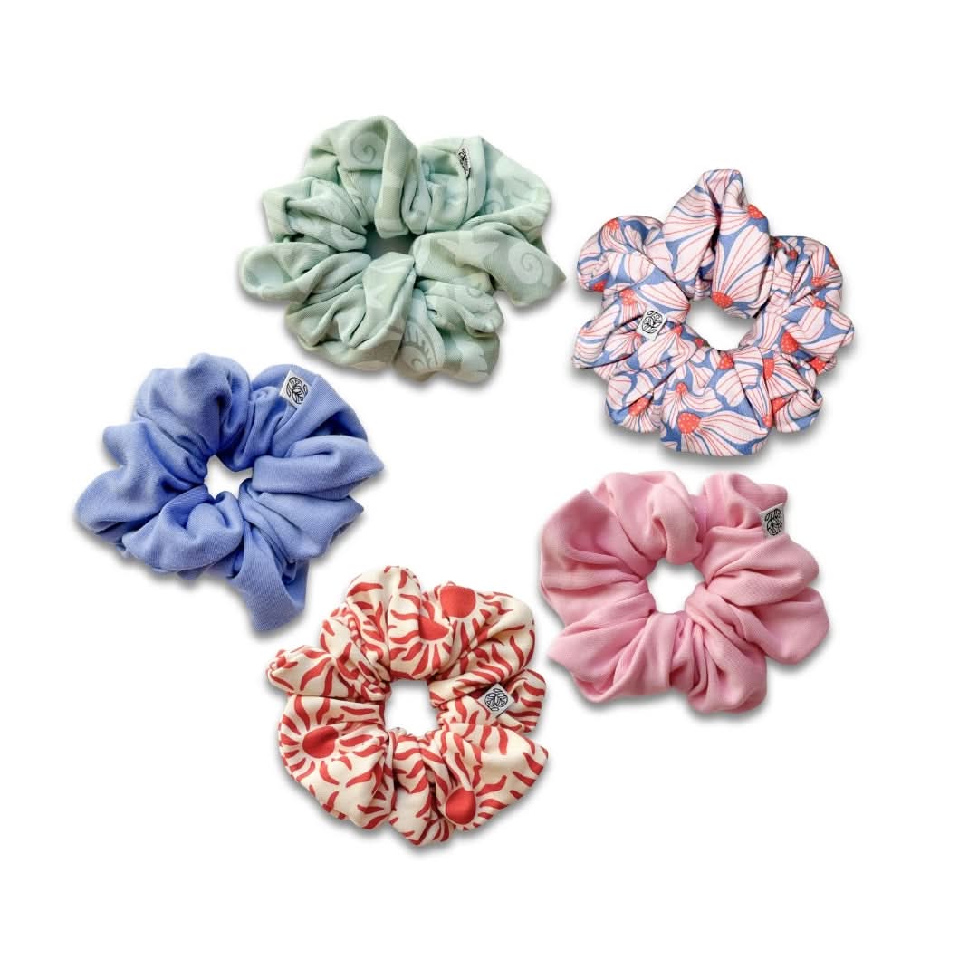 Bamboo Scrunchie | Saltwater Floral