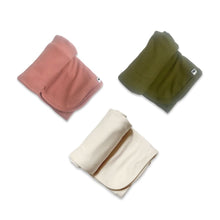 Baby Bamboo Swaddle Blanket |Terracotta Rib