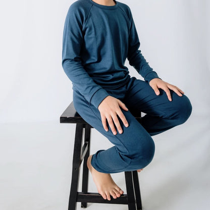 Youth Lightweight Bamboo Joggers | Navy