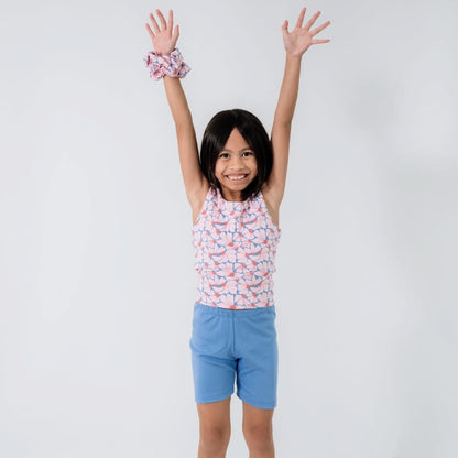 Kids' Bamboo Bike Shorts | Flamingo Fête