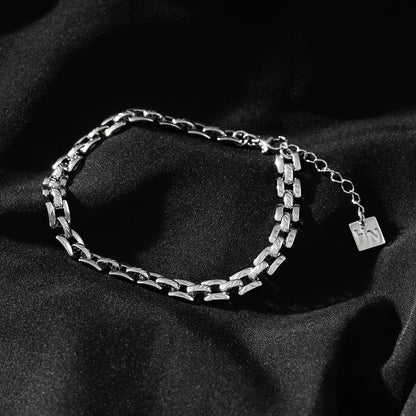 PROVINIA : Bracelet de montre au style rétro en argent