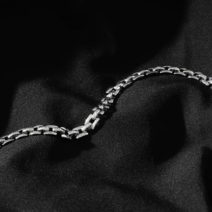 PROVINIA : Bracelet de montre au style rétro en argent