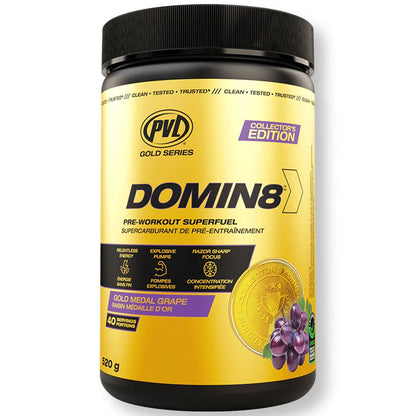 PVL DOMIN8 Pre-workout (520g), 40 Servings