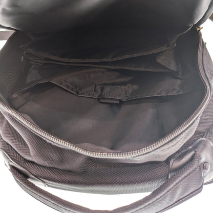 Europe Bound Exec-Tek Black Heavily Cushioned Laptop Backpack 18L